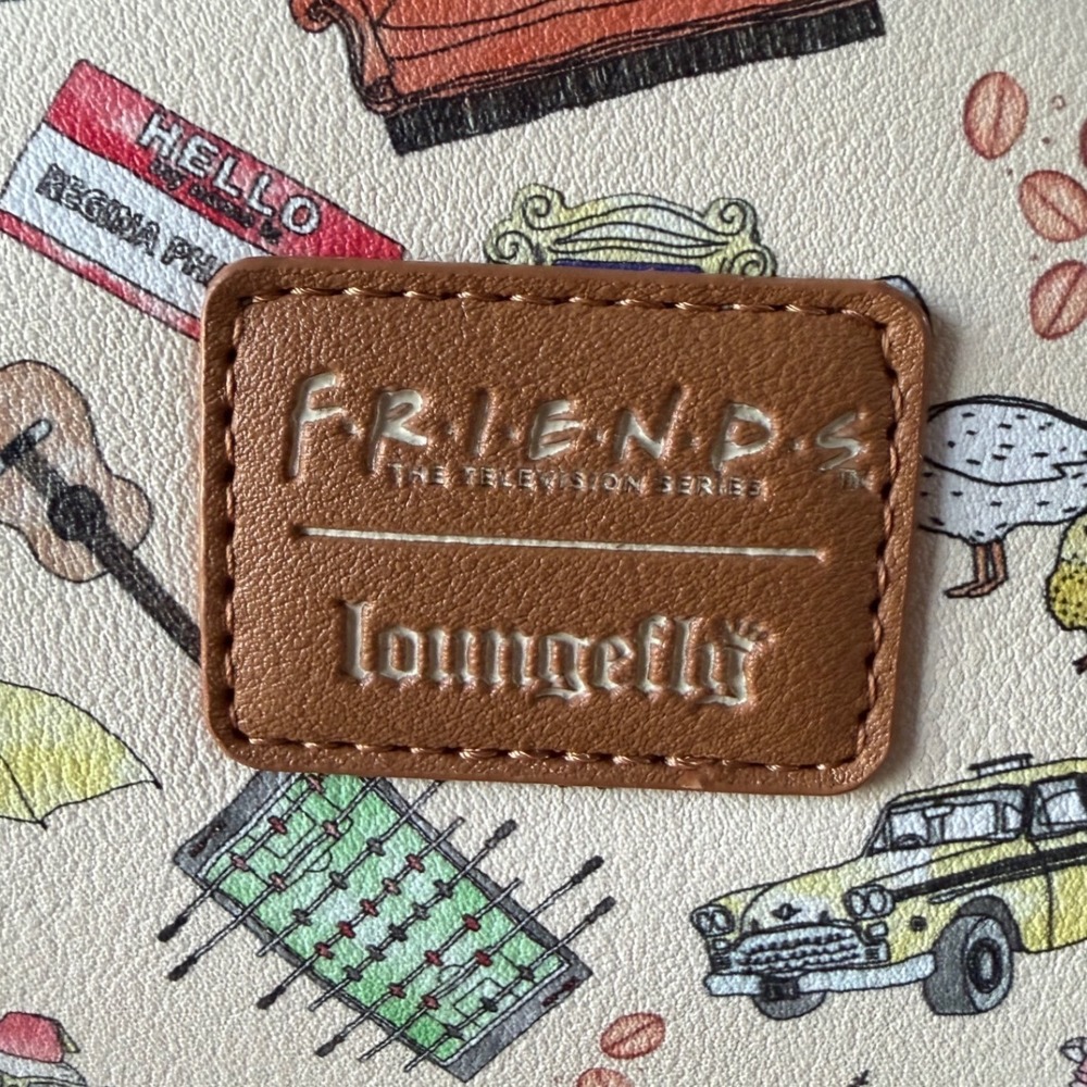Loungefly Friends Central Perk Couch‎ Mini Backpack and Wallet Set NWT - Picture 4 of 13